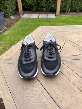 To Boot Black Men's Low-Top Lace-Up Sneakers